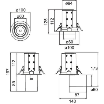 Brumberg LED-Strahler 15 W,   88742164DA 