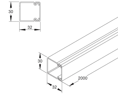 HKL Kanal 32x30               HKL 3030.6 