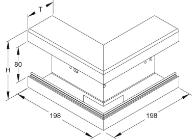 Kleinhuis Außeneck BS 65X130/80 BA1308.3 