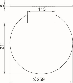 OBO FS R7 10 5 Füllstück f.GESR7/10 5mm 