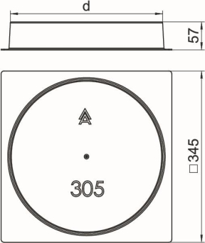 OBO SK HB R305 Schalkörper R9 PS 