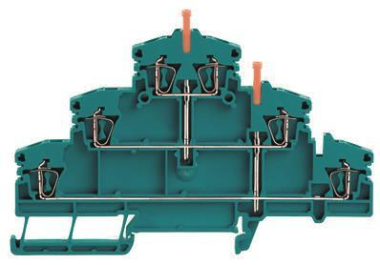 Weidmüller ZDLD 2.5-2VN BL Reigenklemme 