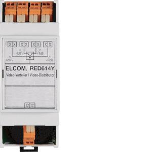 ELCOM Videoverteiler 4-fach      RED614Y 