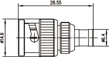 TEGA Adapter BNC-SMB 50Ohm     100023687 