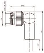 TG TNC-Kabelwinkelst.CR/CR   J01010A0047 