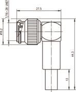 TG TNC-Kabelwinkelst.CR/CR   J01010A0047 