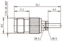 TEGA TNC-Kabelbuchse         J01011A0050 