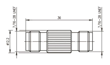 TG TNC-Kupplung 50 OHM (F-F) J01014A2618 