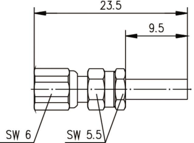 TEGA SMC-Kabelbuchse         J01171A0011 