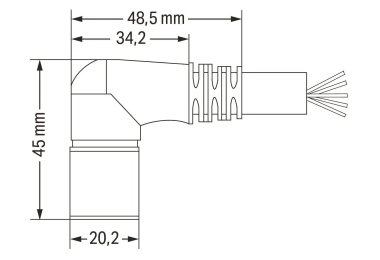 WAGO 756-3206/140-100 Verbindungskabel, 
