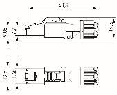 TEGA MFP8 IE T568B Cat.6A    J00026A5003 