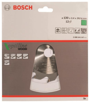 Bosch Kreissägeblatt Optiline 2608641167 