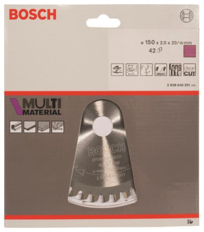 Bosch Kreissägeblatt Multi    2608640501 