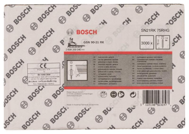 Bosch 2608200040         RUNDK.NAGEL 21° 