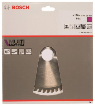 Bosch Kreissägeblatt Multi    2608640509 