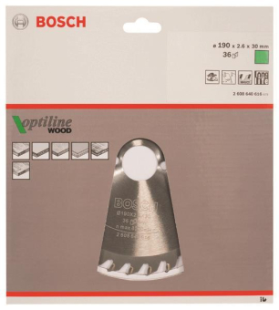 Bosch Kreissägeblatt Optiline 2608640616 