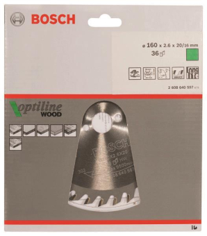 Bosch Kreissägeblatt Optiline 2608640597 