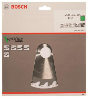 Bosch Kreissägeblatt Optiline 2608640608 