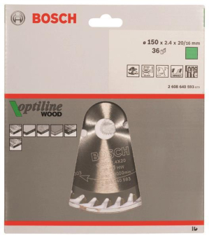 Bosch Kreissägeblatt Optiline 2608640593 