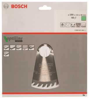 Bosch Kreissägeblatt Optiline 2608641186 