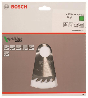 Bosch Kreissägeblatt Optiline 2608640603 