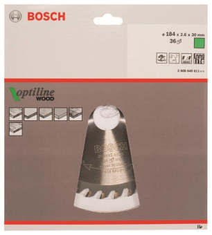 Bosch Kreissägeblatt Optiline 2608640611 