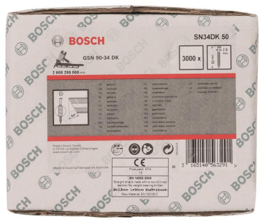 Bosch 2608200000 D-Kopf  D-KOPF NAGEL 34 