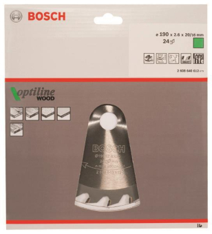 Bosch Kreissägeblatt Optiline 2608640612 