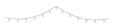 S&H Universal-Lichterkette schwarz 59991 