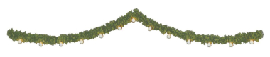 S&H Tannenranken-Lichterkette 4    58007 