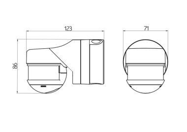 BEG     RC-plus next 230 KNX-DX, schwarz 