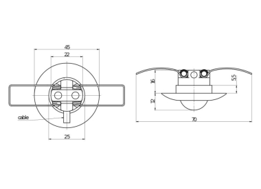BEG 93390 Präsenzmelder    PD9-KNX-DX-DE 