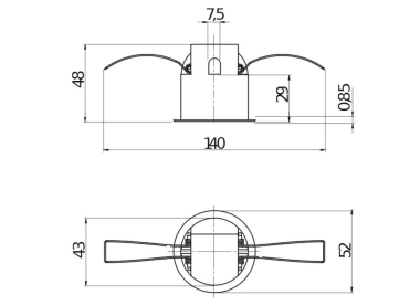 BEG 93392 PD11-KNX-  PD11-KNX-FLAT-DX-DE 
