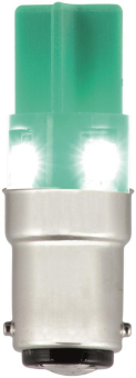 Sirena LED  LD4.5.4WO-BA15d 240V AC grün 