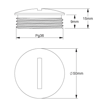 Kleinhuis Verschlussschraube     1514/36 