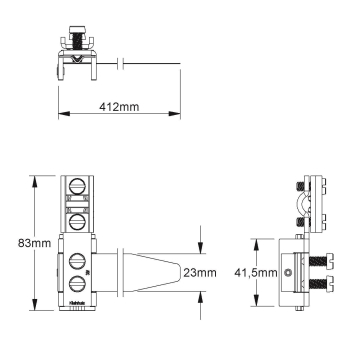 Kleinhuis Erdungs-Bandschelle 412mm 39/4 