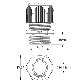 Kleinhuis IPON-Kabel-          1234P1603 