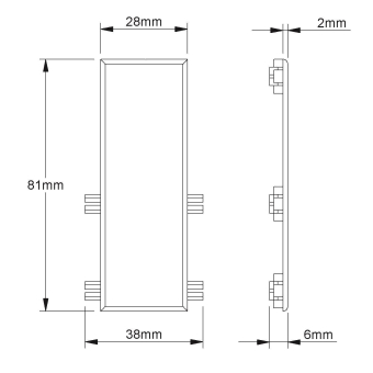 Kleinhuis Stoßstellenabdeckung  BSVO80.3 
