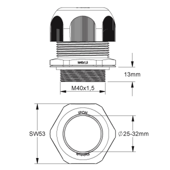 Kleinhuis IPON-Kabel-          1234M4001 