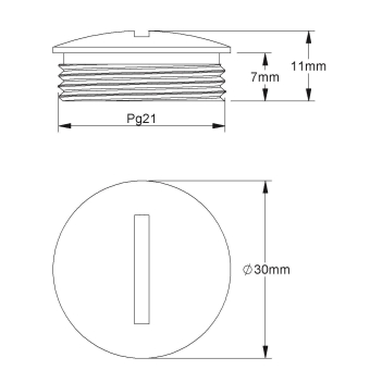 Kleinhuis Verschlussschraube     1514/21 