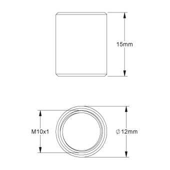HKL Verbindungsmuffe M10             341 