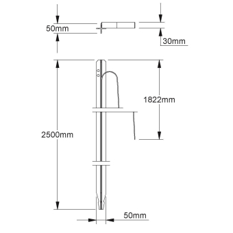 Kleinhuis Staberder 2.5m Fahne  313/25F2 