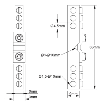 HKL Poti.Ausgleichsschiene           307 