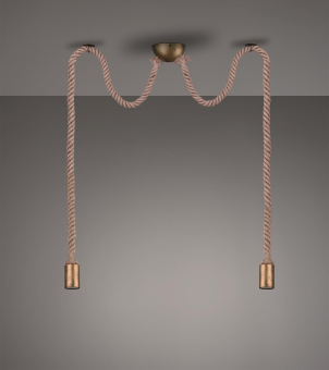 Trio Pendelleuchte ROPE, 2x    310100204 