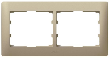 Legrand 771402 Rahmen 2-fach waagerecht 