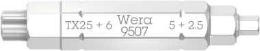 Wera 9507 SB 4-in-1 Bit 2, 2,5,  0522527 