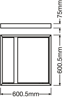 LEDV Aufbaurahmen Panel Performance 