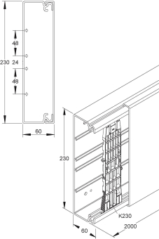 Kleinhuis HKL-Kanal 60X230    HKL60230.1 