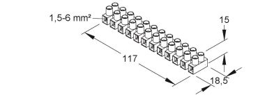 Kleinhuis Euro-Klemme              159.N 