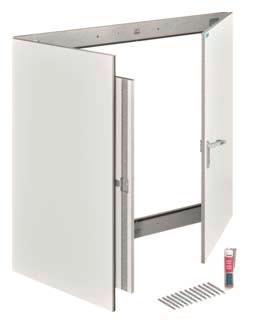 Hager Brandschutz-Wandaufsatztür FB75WLN 